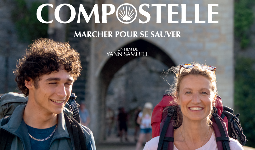 Film Compostelle – Marcher pour se sauver- Alexandra Lamy - Aveyron -Estaing