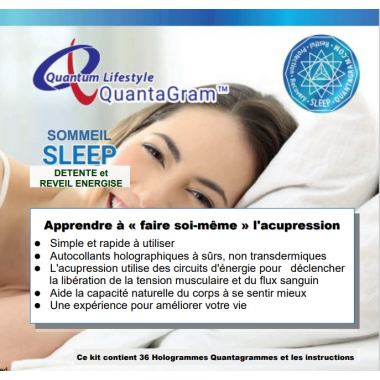 QUANTAGRAMS SOMMEIL "SLEEP" Disque Holographique Quantum LifeStyle
