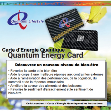 Carte Énergie Quantique Quantum Lifestyle