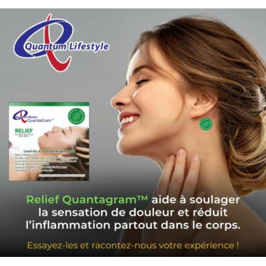 QUANTAGRAM SOULAGEMENT "RELIEF" Disque Holographique