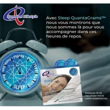 QUANTAGRAMS SOMMEIL "SLEEP" Disque Holographique Quantum LifeStyle